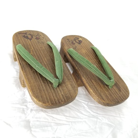 Vintage Shoes | Vintage Japanese Wooden Geta Sandals | Poshmark
